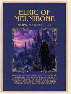 Elric of Melniboné Minimalist Book Poster by Michael Moorcock – image 1