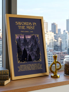 Swords in the Mist Minimalist Book Poster by Fritz Leiber – image 3