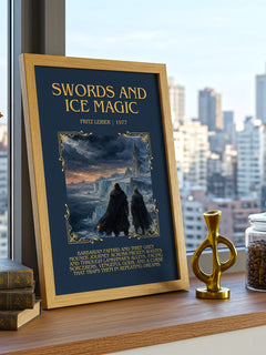 Swords and Ice Magic Minimalist Book Poster by Fritz Leiber – image 3
