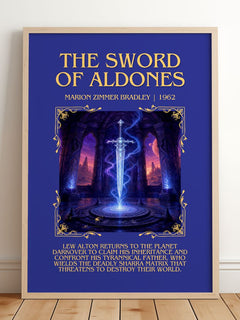 The Sword of Aldones Minimalist Book Poster by Marion Zimmer Bradley – image 2