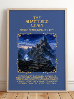 The Shattered Chain Minimalist Book Poster by Marion Zimmer Bradley – image 2