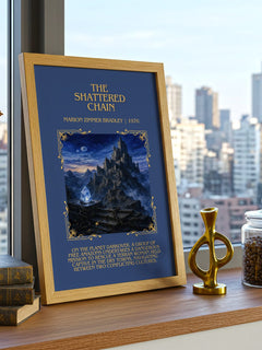The Shattered Chain Minimalist Book Poster by Marion Zimmer Bradley – image 3