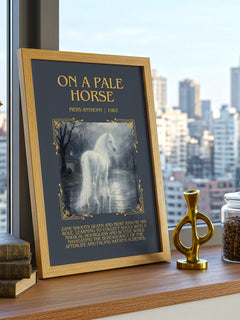 On a Pale Horse Minimalist Book Poster by Piers Anthony – image 3