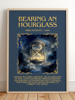 Bearing an Hourglass Minimalist Book Poster by Piers Anthony – image 2