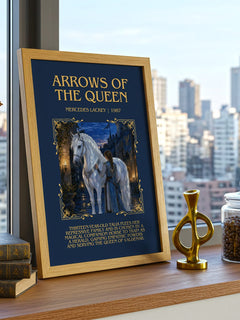 Arrows of the Queen Minimalist Book Poster by Mercedes Lackey – image 3