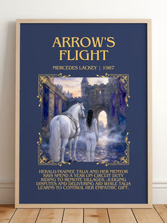 Arrow's Flight Minimalist Book Poster by Mercedes Lackey – image 2