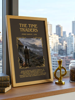 The Time Traders Minimalist Book Poster by Andre Norton – image 3