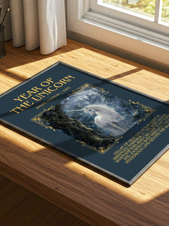 Year of the Unicorn Minimalist Book Poster by Andre Norton – image 4