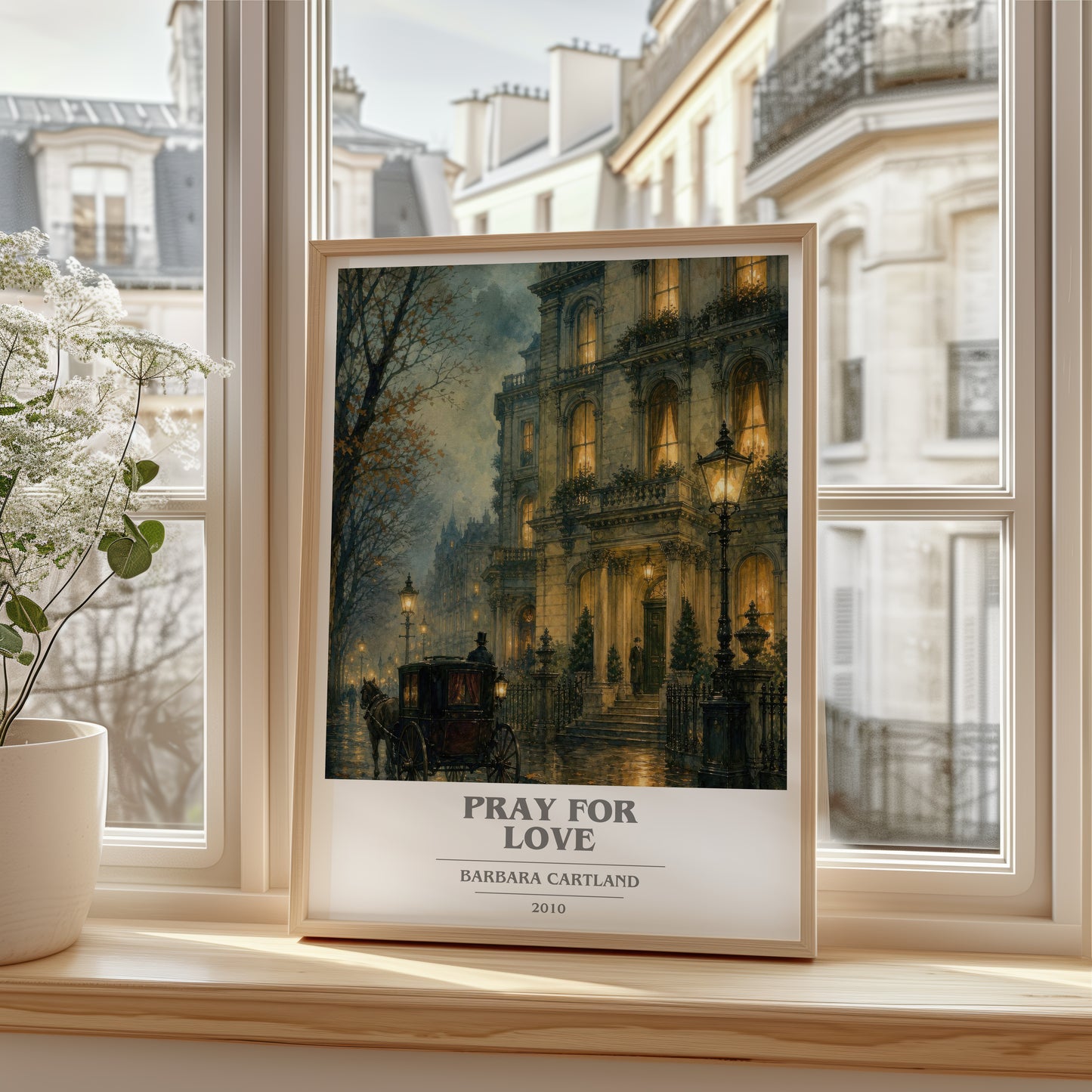 Pray For Love book cover poster colour and style options – Barbara Cartland book art