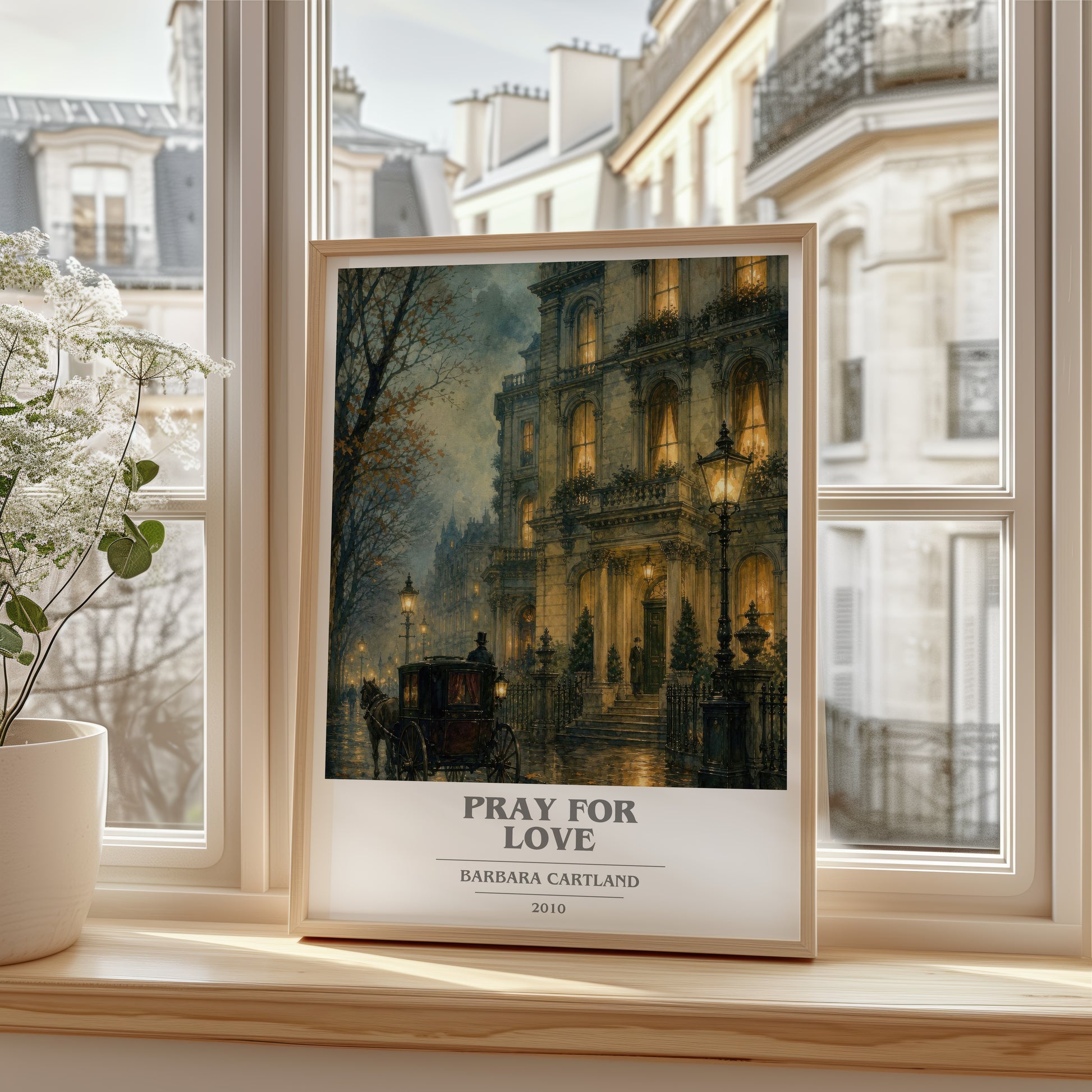 Pray For Love book cover poster colour and style options – Barbara Cartland book art