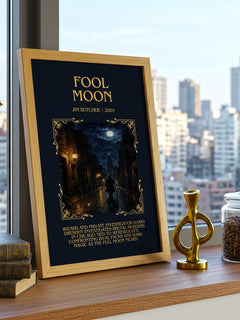 Fool Moon Minimalist Book Poster by Jim Butcher – image 3