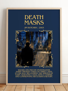 Death Masks Minimalist Book Poster by Jim Butcher – image 2