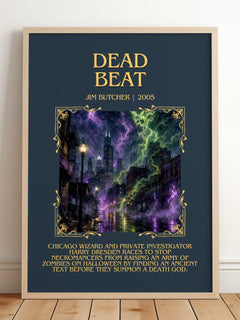 Dead Beat Minimalist Book Poster by Jim Butcher – image 2