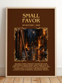 Small Favor Minimalist Book Poster by Jim Butcher – image 2