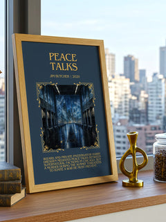 Peace Talks Minimalist Book Poster by Jim Butcher – image 3