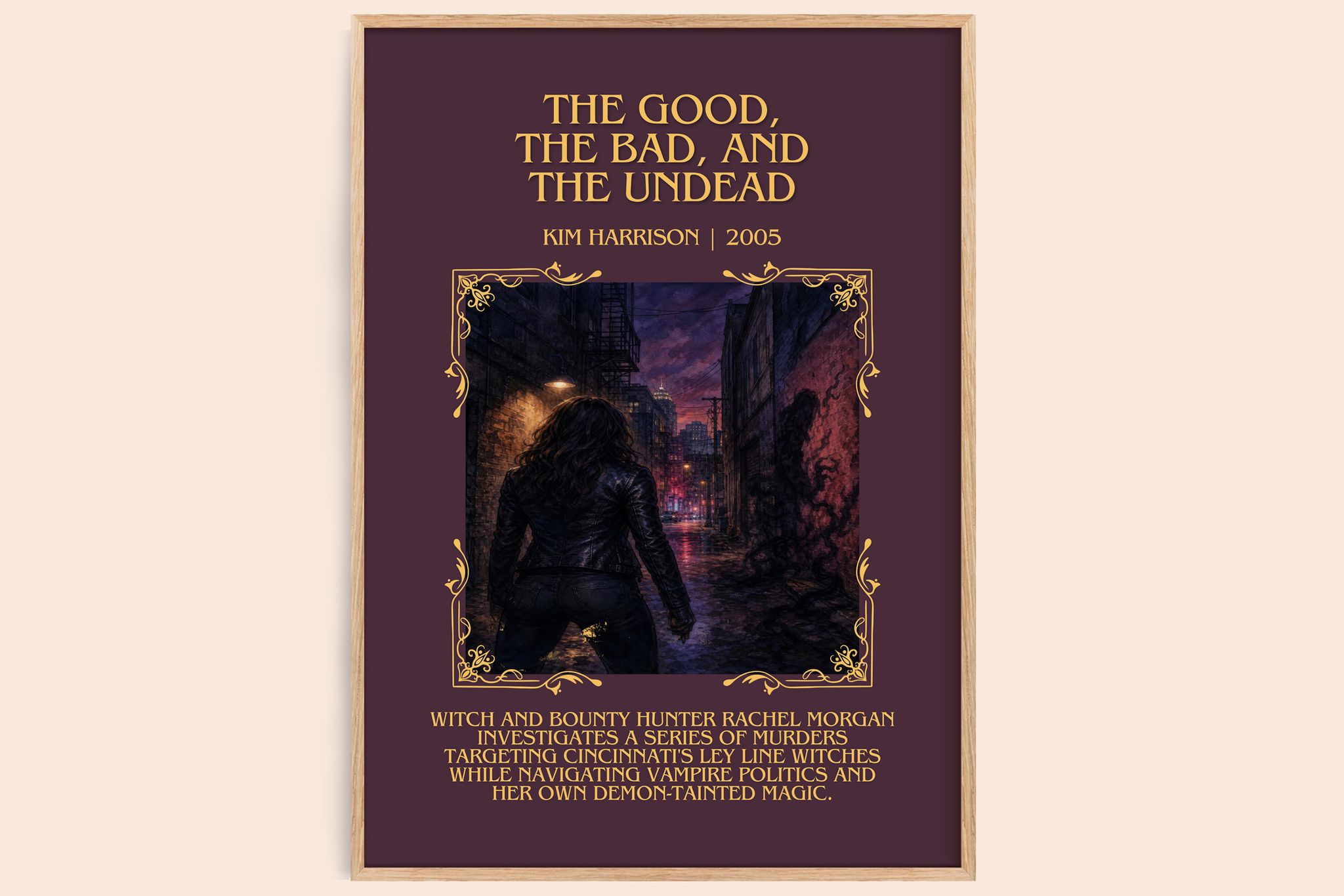 Good, the Bad, and the Undead Minimalist Book Poster by Kim Harrison
