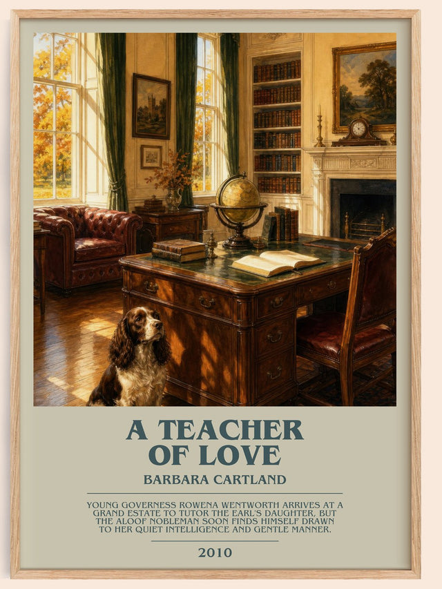 A Teacher Of Love Bookish Wall Art by Barbara Cartland