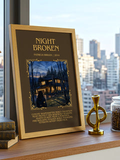 Night Broken Minimalist Book Poster by Patricia Briggs – image 3