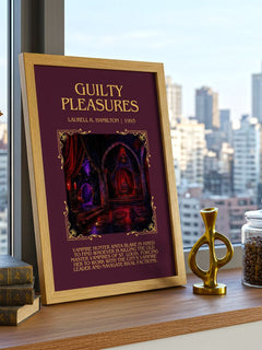 Guilty Pleasures Minimalist Book Poster by Laurell K. Hamilton – image 3