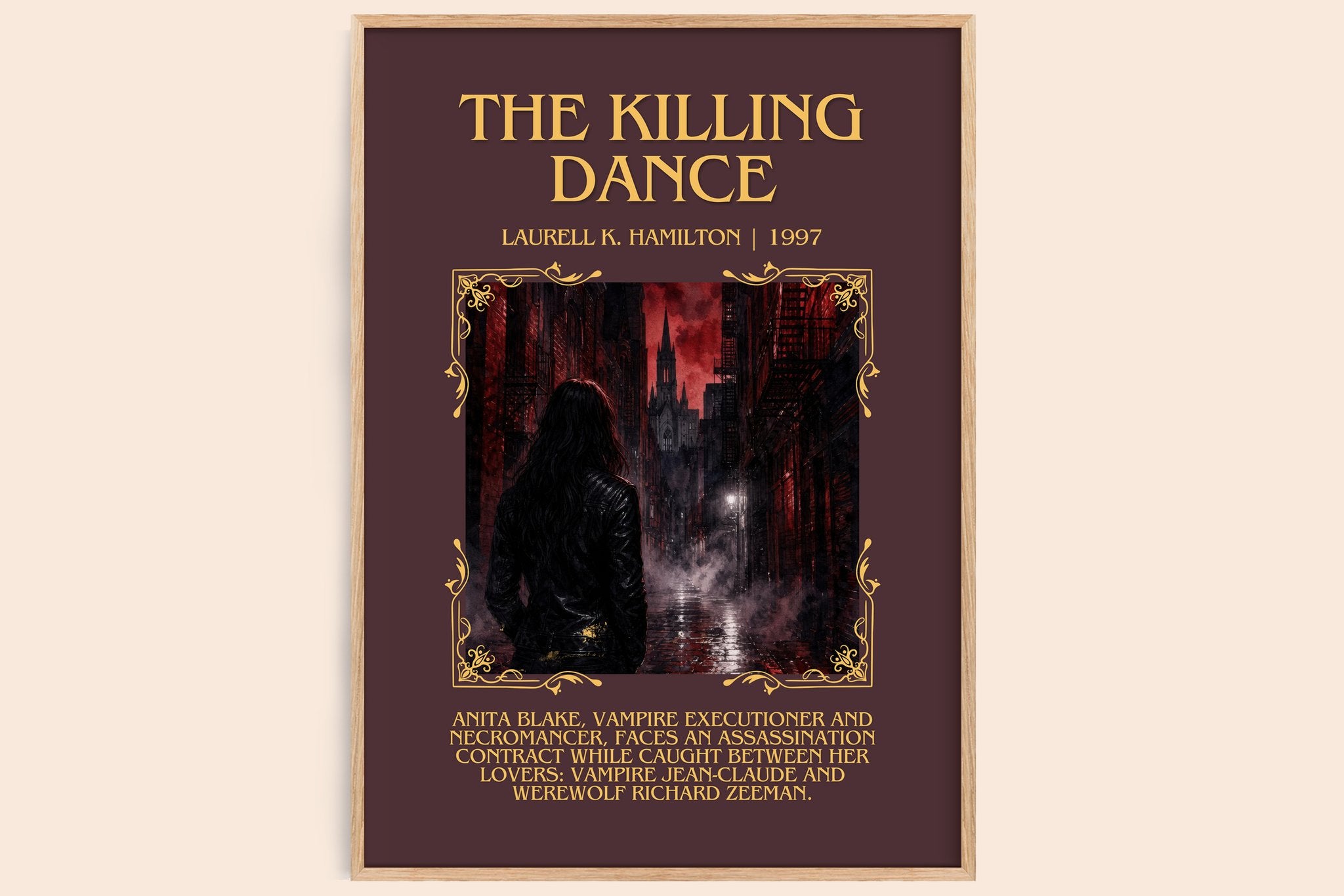 The Killing Dance Minimalist Book Poster by Laurell K. Hamilton