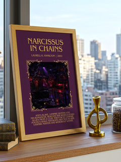 Narcissus in Chains Minimalist Book Poster by Laurell K. Hamilton – image 3