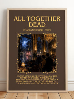 All Together Dead Minimalist Book Poster by Charlaine Harris – image 2