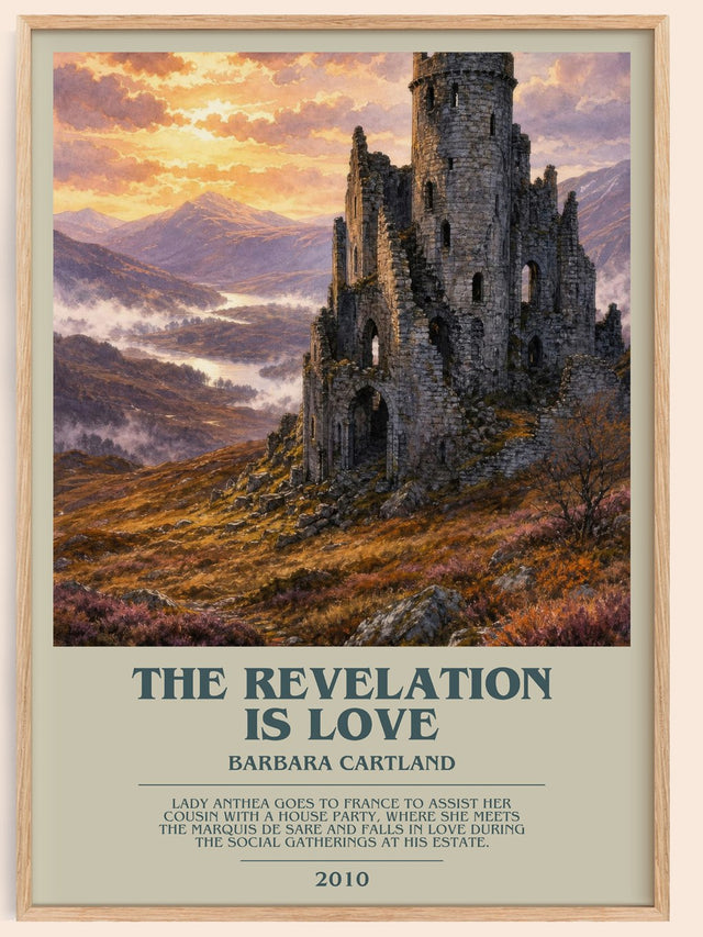 The Revelation Is Love Bookish Wall Art by Barbara Cartland