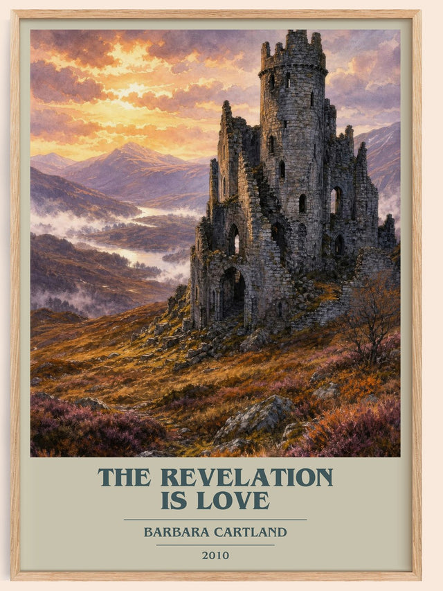 The Revelation Is Love Book Cover Poster by Barbara Cartland
