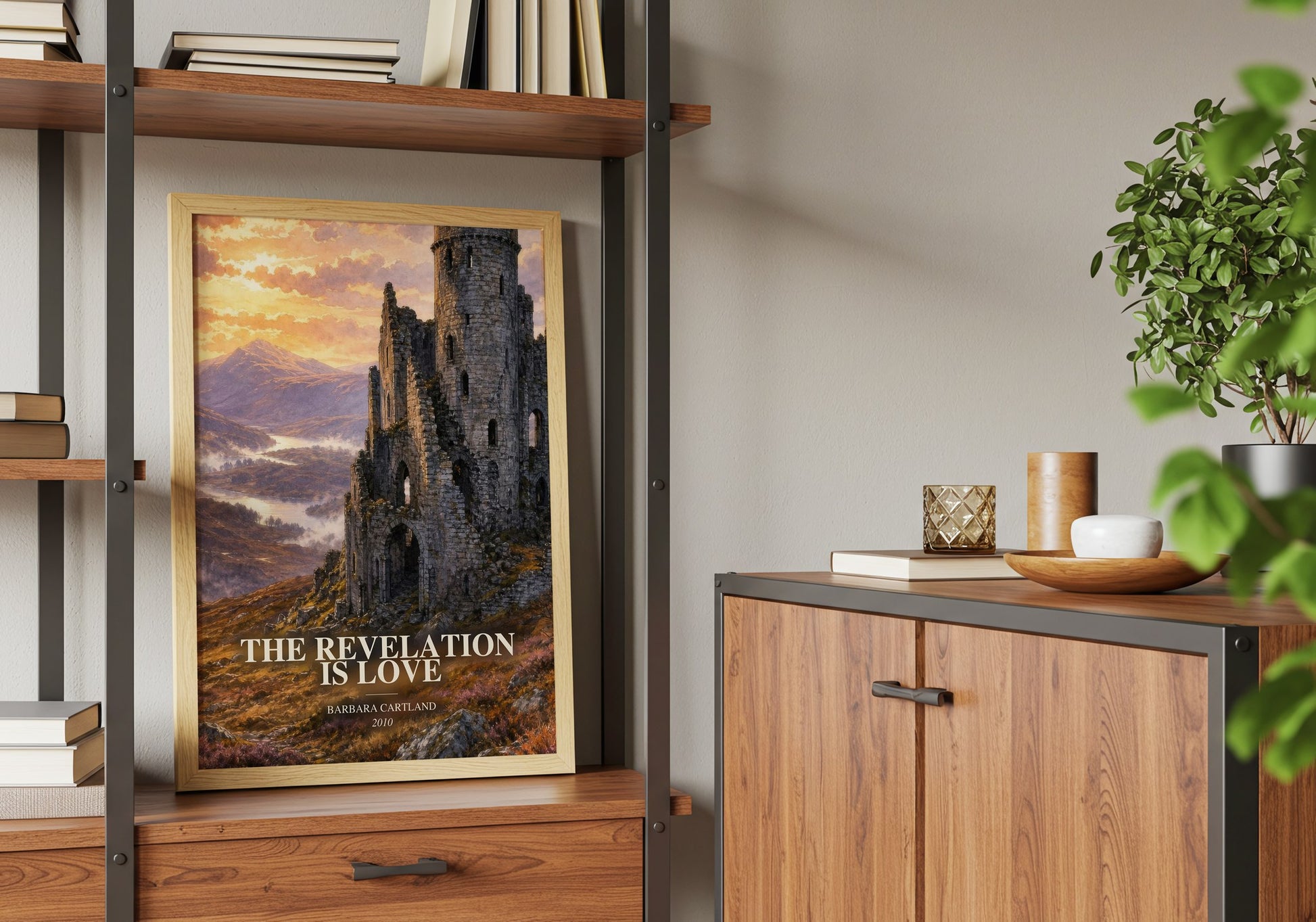 The Revelation Is Love book watercolour illustration paper finish options – matte satin gloss