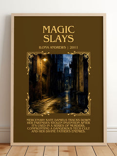 Magic Slays Minimalist Book Poster by Ilona Andrews – image 2