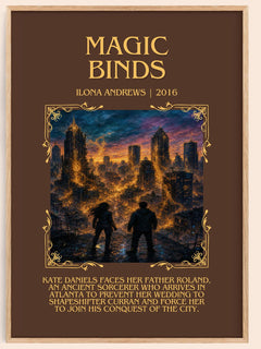 Magic Binds Minimalist Book Poster by Ilona Andrews – image 1