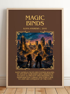 Magic Binds Minimalist Book Poster by Ilona Andrews – image 2