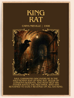 King Rat Minimalist Book Poster by China Miéville – image 1