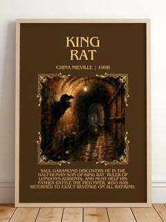 King Rat Minimalist Book Poster by China Miéville – image 2
