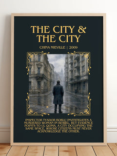 The City & the City Minimalist Book Poster by China Miéville – image 2