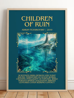 Children of Ruin Minimalist Book Poster by Adrian Tchaikovsky – image 2