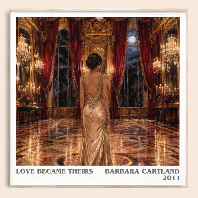 Love Became Theirs Literary Art Print by Barbara Cartland