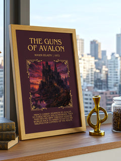 The Guns of Avalon Minimalist Book Poster by Roger Zelazny – image 3