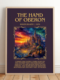 The Hand of Oberon Minimalist Book Poster by Roger Zelazny – image 2