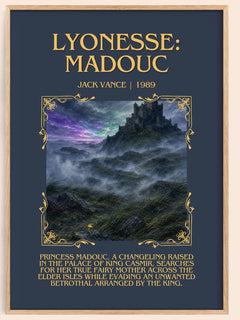 Lyonesse: Madouc Minimalist Book Poster by Jack Vance – image 1