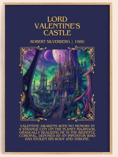Lord Valentine's Castle Minimalist Book Poster by Robert Silverberg – image 1