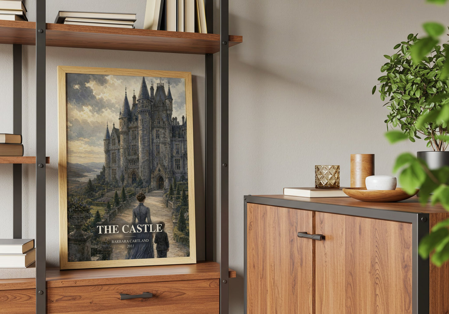 The Castle book watercolour illustration paper finish options – matte satin gloss