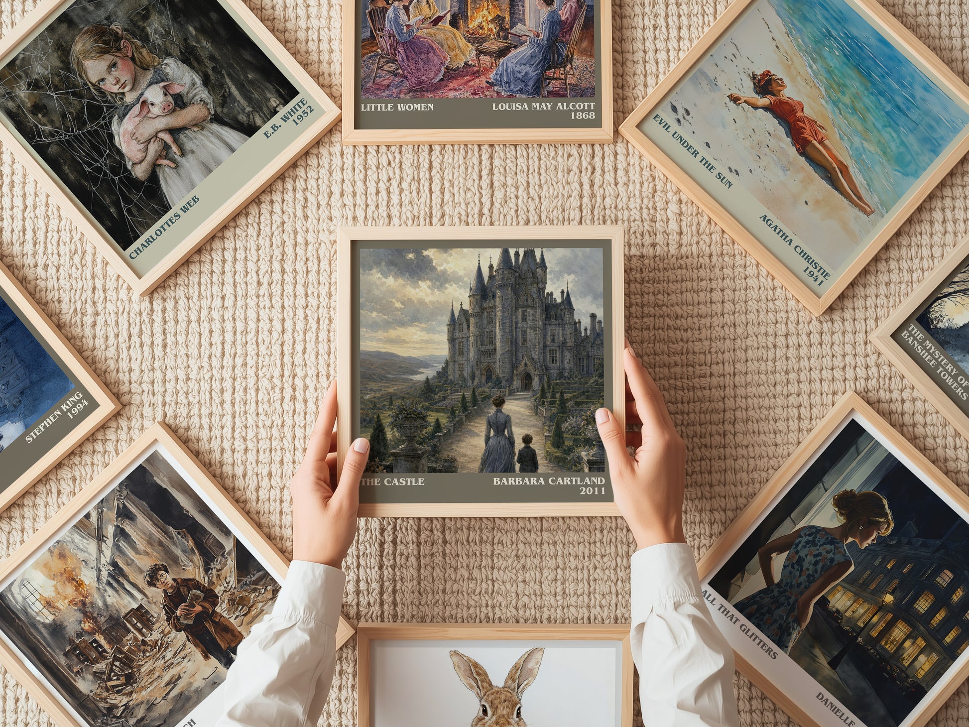 The Castle literary book poster framed on wall – romance wall art