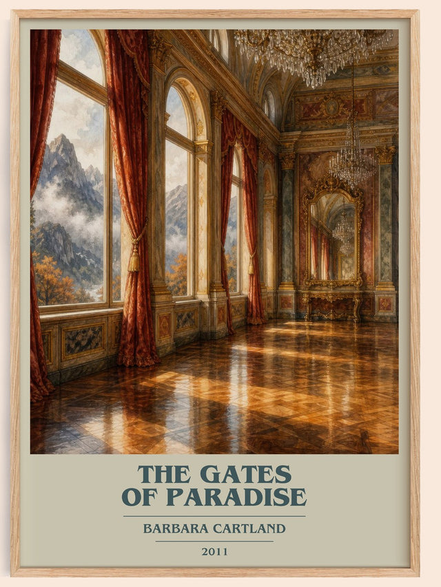The Gates Of Paradise Book Cover Poster by Barbara Cartland