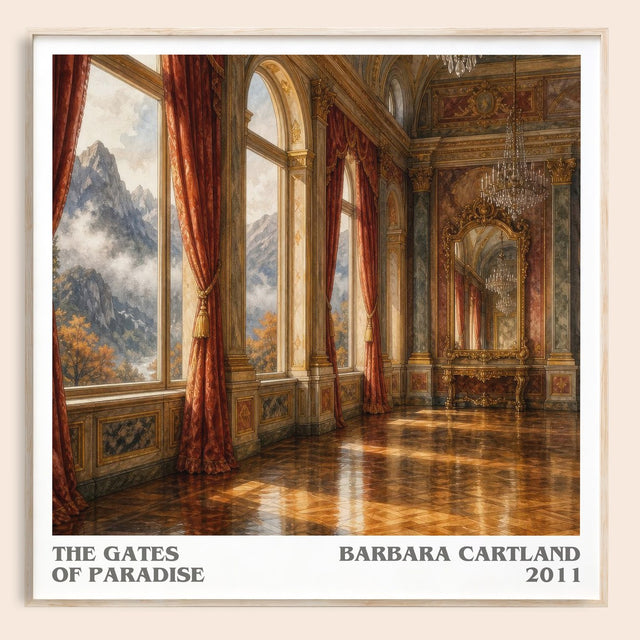 The Gates Of Paradise Literary Art Print by Barbara Cartland