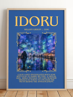Idoru Minimalist Book Poster by William Gibson – image 2