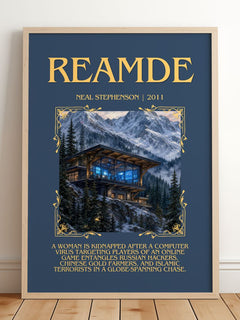 Reamde Minimalist Book Poster by Neal Stephenson – image 2