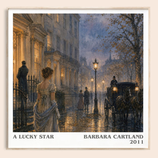 A Lucky Star Literary Art Print by Barbara Cartland