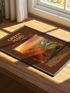 Green Mars Minimalist Book Poster by Kim Stanley Robinson – image 4