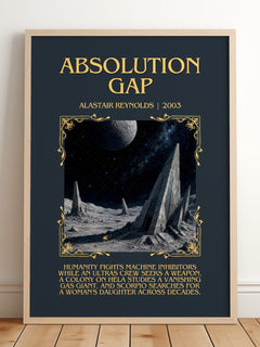 Absolution Gap Minimalist Book Poster by Alastair Reynolds – image 2